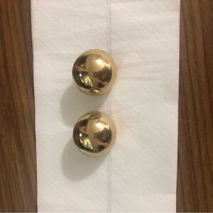 Elegant Gold Stud Earrings